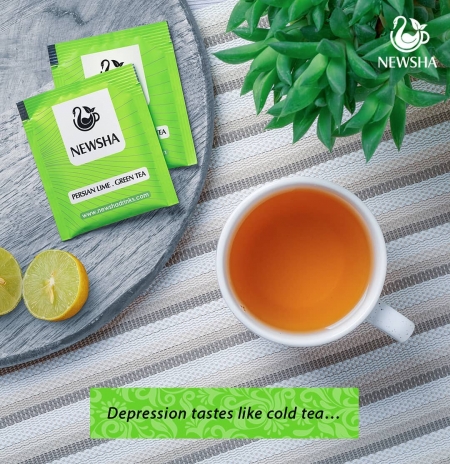چای سبز لیمویی