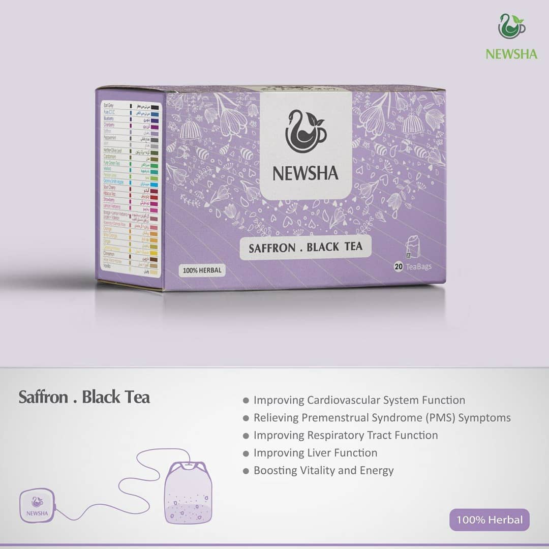 saffron tea newsha