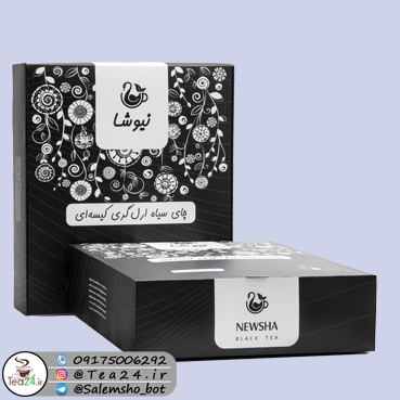 چای عطری نیوشا 160 عدد تی بگ