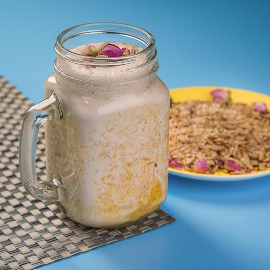 نوشیدنی شکلات و زعفران