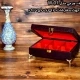 جعبه پذیرایی چرمی دمنوش شش قسمتی