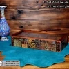 جعبه پذیرایی چوبی چاپی درب شیشه ای 10 قسمتی