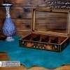 جعبه پذیرایی چوبی چاپی درب شیشه ای 8 قسمتی - Image 10